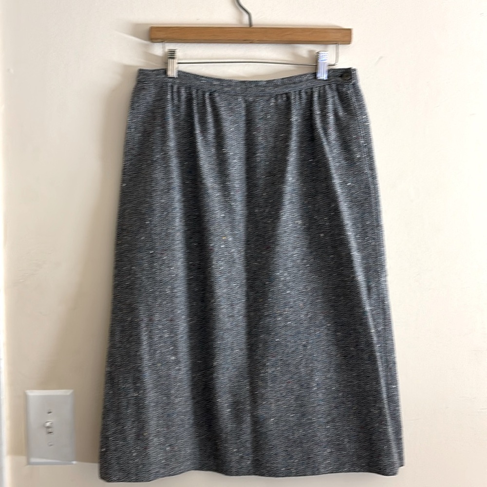 Pendleton Colorful Confetti 100% Virgin‎ Wool Pencil Skirt Size 12